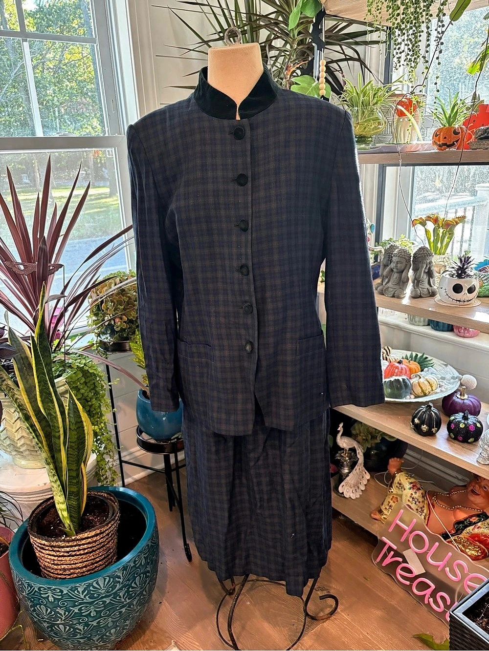 Le Suit Women's Plaid Suit Size 12